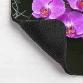 露にキスされたラン マウスパッド (コーナー)