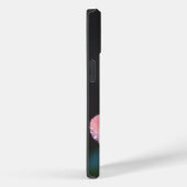 露に濡れた一輪のピンクのバラ Case-Mate iPhoneケース (裏面 / 右)