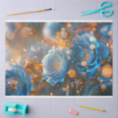 露のキス開花のデコページ 薄葉紙 (クラフト)