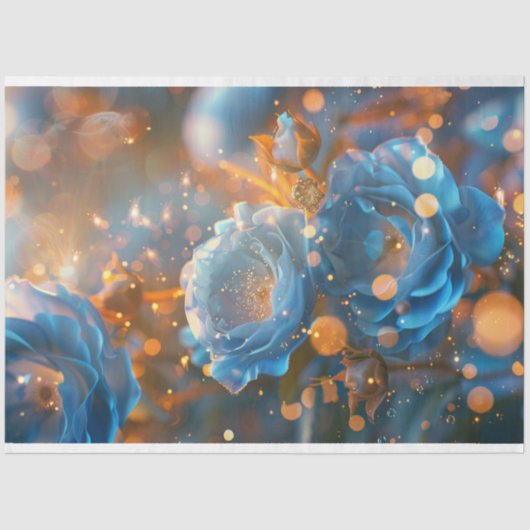 露のキス開花のデコページ 薄葉紙 (正面)