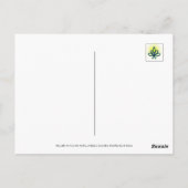 露のタンポポよくはしゃぐ自然 ポストカード (裏面)