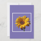 露のデイジー結婚の 招待状 (裏面)