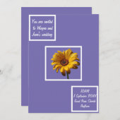 露のデイジー結婚の 招待状 (正面/裏面)