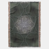 露の万華鏡のように千変万化するパターンKS#2 スローブランケット (正面縦)