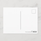 露の付いた葉 ポストカード (裏面)