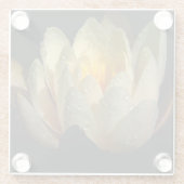 露の水百合 ガラスコースター (裏面)