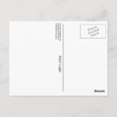 露の花のレディバグ ポストカード (裏面)