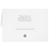 露の落ち陰陽平和自然カード詩 (裏面横)