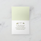 露の雫の感謝 サンキューカード (内部)