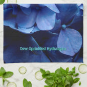 露まぶしの青紫 キッチンタオル (折り畳み)