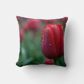 露エレガント付きチューリップ クッション (正面)