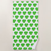 露ビーチタオル自然 ビーチタオル (正面)