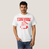 露出されるサンタの秘密 Tシャツ (正面フル)