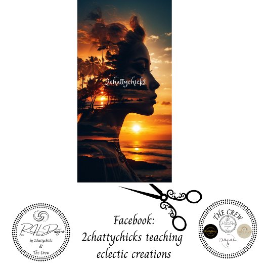 露出し過ぎた女性サンセットデコパージュ 薄葉紙