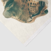 露出サンセットデジタルアートの切り離し上にチーター 薄葉紙 (詳細)