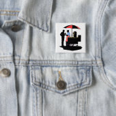 露店商人 缶バッジ (インサイチュ)