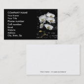 露接吻された滝のように落ちる蘭 名刺 (正面/裏面)