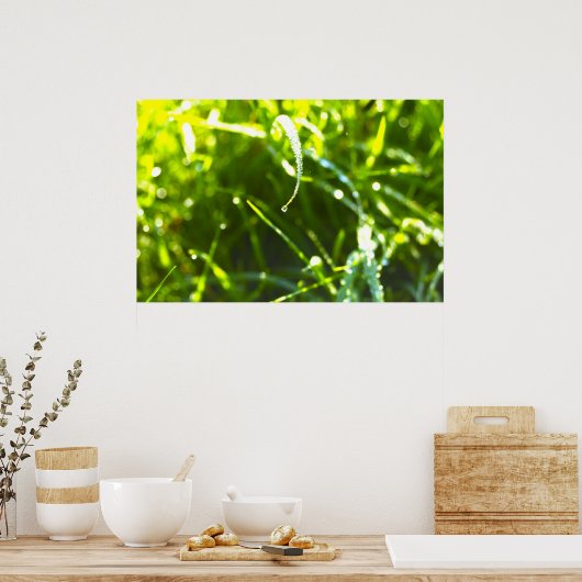 露滴 ポスター (キッチン)