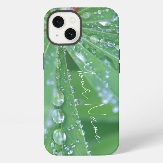 露滴 iPhoneケース (裏面)