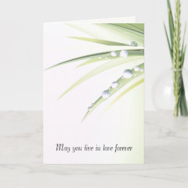 露結婚が葉に付く カード