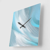 青々としたモダン飾り スクエア壁時計 (傾斜)