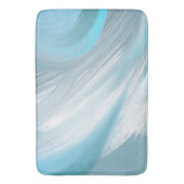 青々としたモダン飾り バスマット (正面縦)