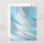 青々としたモダン飾り ポストカード (正面/裏面)