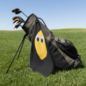 青々とした目をしたレモン ゴルフタオル (グリーン)