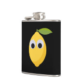 青々とした目をしたレモン フラスク (左)