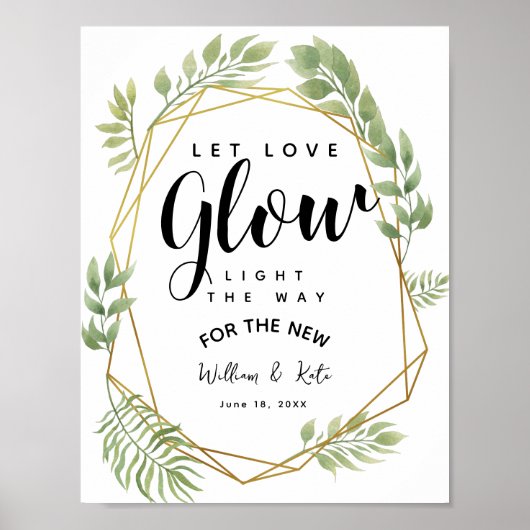 青々とした葉は愛を輝かせ結婚る ポスター (正面)