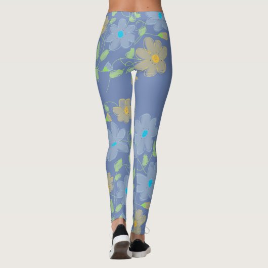 青々と咲く レギンス (裏面)