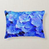 青あじさいアクセント枕 アクセントクッション (正面)