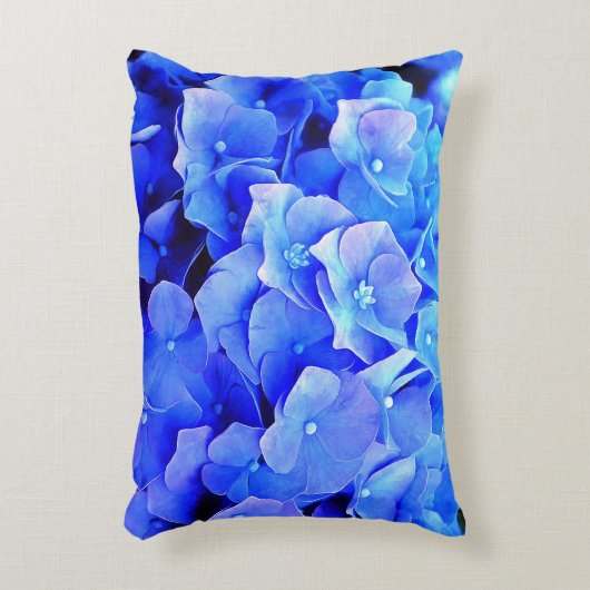 青あじさいアクセント枕 アクセントクッション (正面(垂直))