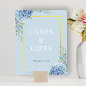 青あじさいカードギフトシャワー看板ポスター ポスター
