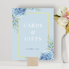 青あじさいカードギフトシャワー看板ポスター ポスター