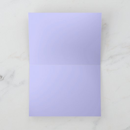 青あじさいカード カード (内部)