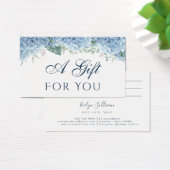 青あじさいギフトカード