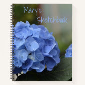 青あじさいスケッチ ノートブック (正面)