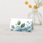 青あじさいテーブルシーティングナンバ座席表 プレイスカード (裏面)