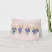 青あじさいフレンドカードをありがとう サンキューカード (正面)