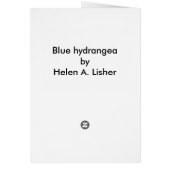 青あじさいフローラ (裏面)