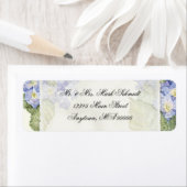 青あじさいブラケットフォーマルフローラ結婚 ラベル (インサイチュ)