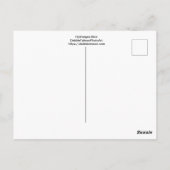 青あじさいポストカード ポストカード (裏面)