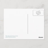 青あじさいポストカード ポストカード (裏面)