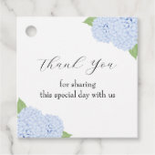 青あじさい水の色結婚の フェイバータグ (正面)