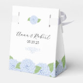 青あじさい水の色結婚の フェイバーボックス (裏面サイド)
