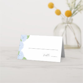 青あじさい水の色結婚の プレイスカード