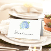 青あじさい水カラーフローラ結婚ズ プレイスカード