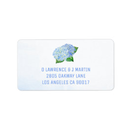 青あじさい水色 ラベル