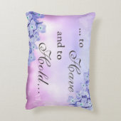 青あじさい永続的な愛 アクセントクッション (裏面(縦))